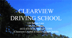 Desktop Screenshot of clearviewdrivingschool.com