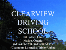 Tablet Screenshot of clearviewdrivingschool.com